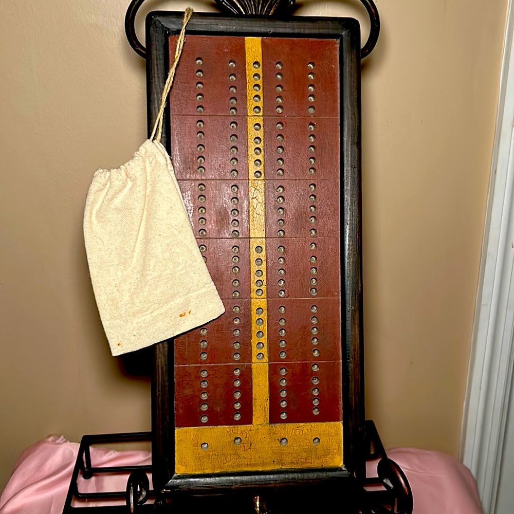 Vintage Cribbage Gameboard